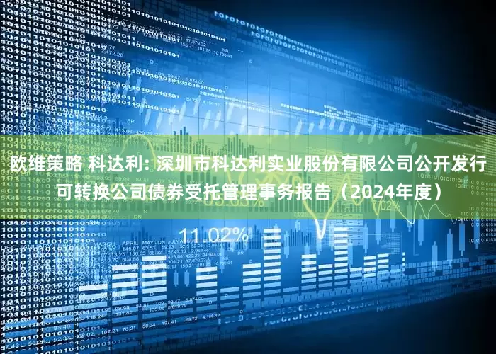 欧维策略 科达利: 深圳市科达利实业股份有限公司公开发行可转换公司债券受托管理事务报告(2024年度)