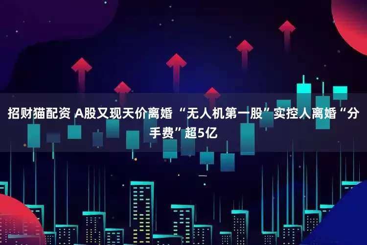 招财猫配资 A股又现天价离婚 “无人机第一股”实控人离婚“分手费”超5亿