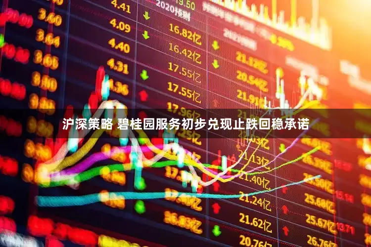 沪深策略 碧桂园服务初步兑现止跌回稳承诺